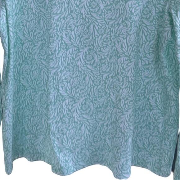 Croft & Barrow 100% Cotton Shirt High Neck Stretch Lightweight Top Size XXL - Picture 6 of 9